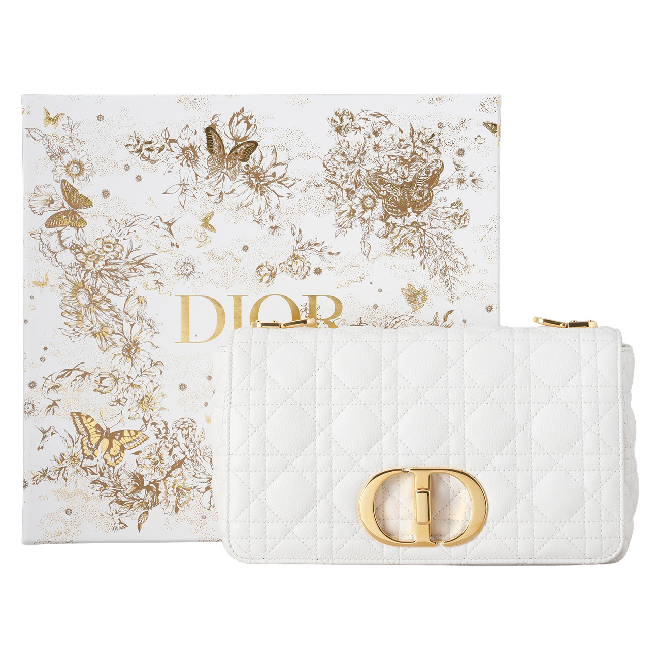 CHRISTIAN DIOR(USED)디올 카로 미듐 체인 숄더백